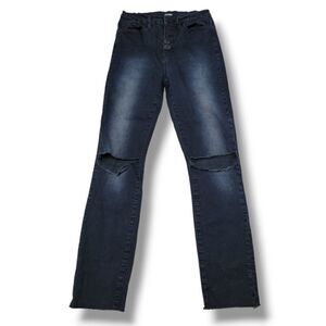 BDG Jeans Size 26 25x26 BDG High Rise Twig Ankle Jeans Stretch Distressed Torn